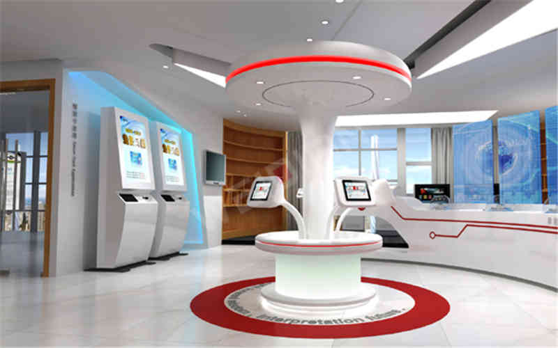 華大集成企業廣州展廳設計公司 華大集成企業廣州展廳設計公司