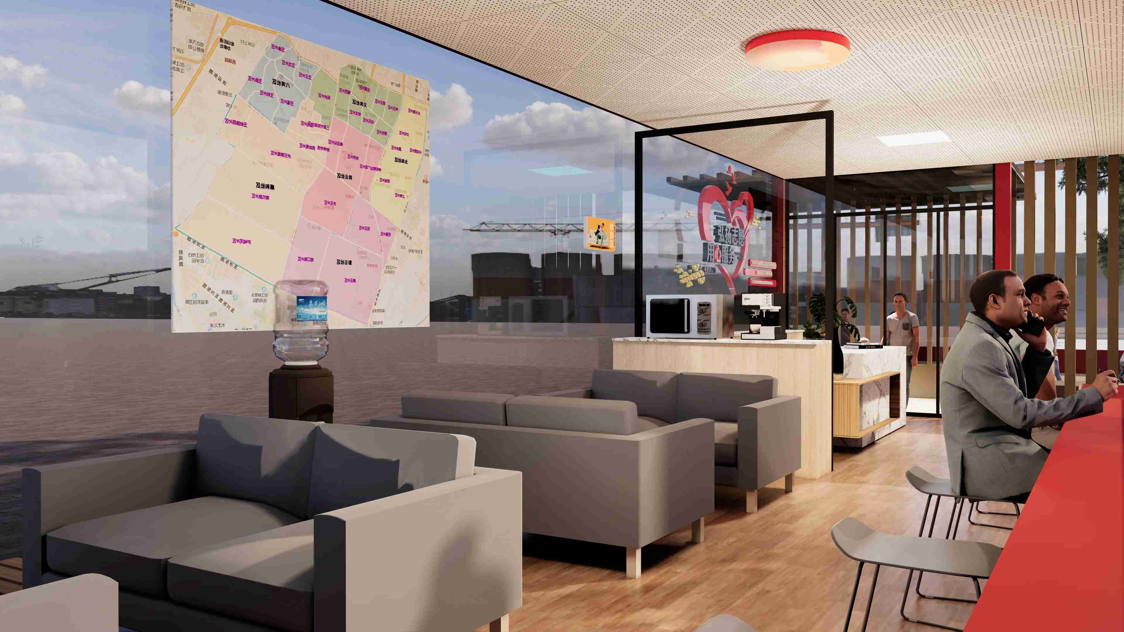 廣東佛山黨群服務驛站、廣東暖心驛站、廣東愛心驛站設計施工