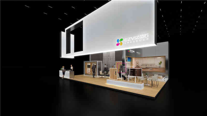 深圳創(chuàng)動科技有限公司參展上海新國際博覽中心上海展覽設(shè)計(jì)展臺搭建3