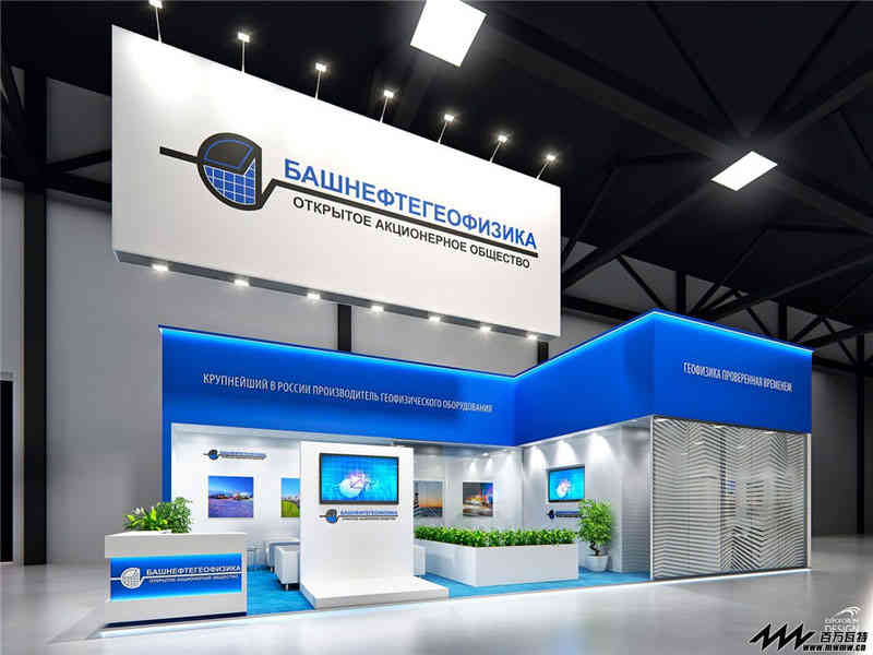 上海航天機電股份有限公司參展上海新國際博覽中心展覽設(shè)計展臺搭建3